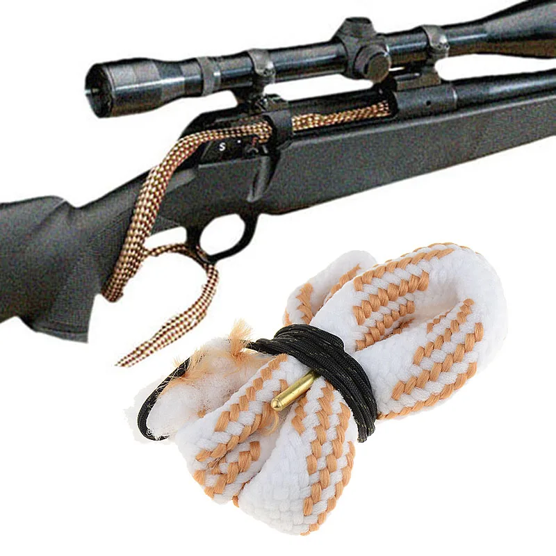 Горячая 1 шт. охотничий пистолет отверстие очиститель Змея винтовка чистящий набор инструмент винтовка ствол Калибр змея веревка 16 GA