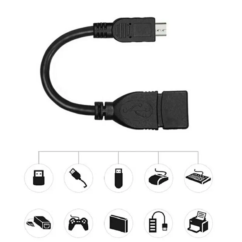 Тест перед отправкой USB A гнездо в Mini B Мужской кабель адаптер 5P OTG V3 порт для