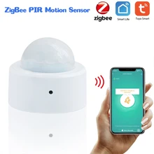 Tuya zigbee inteligente pir sensor de movimento sistema de alarme sensores detecção do corpo humano detector de movimento para iluminação automação residencial