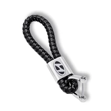 Брелок с плетеной веревкой, брелок для ключей, ручной брелок для hyundai tucson solaris ix35 creta kona santa fe i20 i30 i40, аксессуары