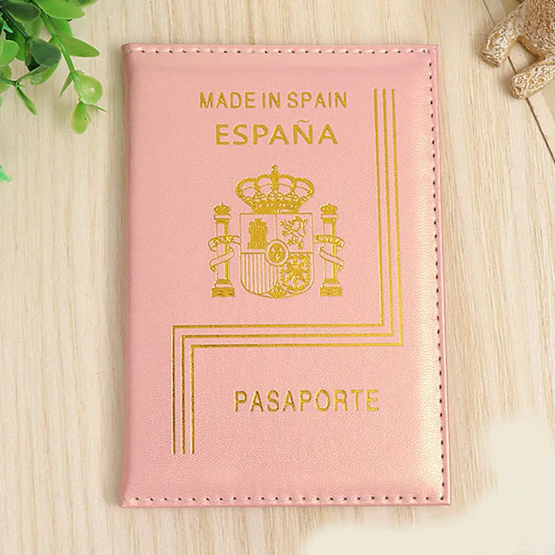 Модная разноцветная Защитная крышка для проездных документов, многофункциональная испанская Обложка для паспорта, защитная визитная карточка