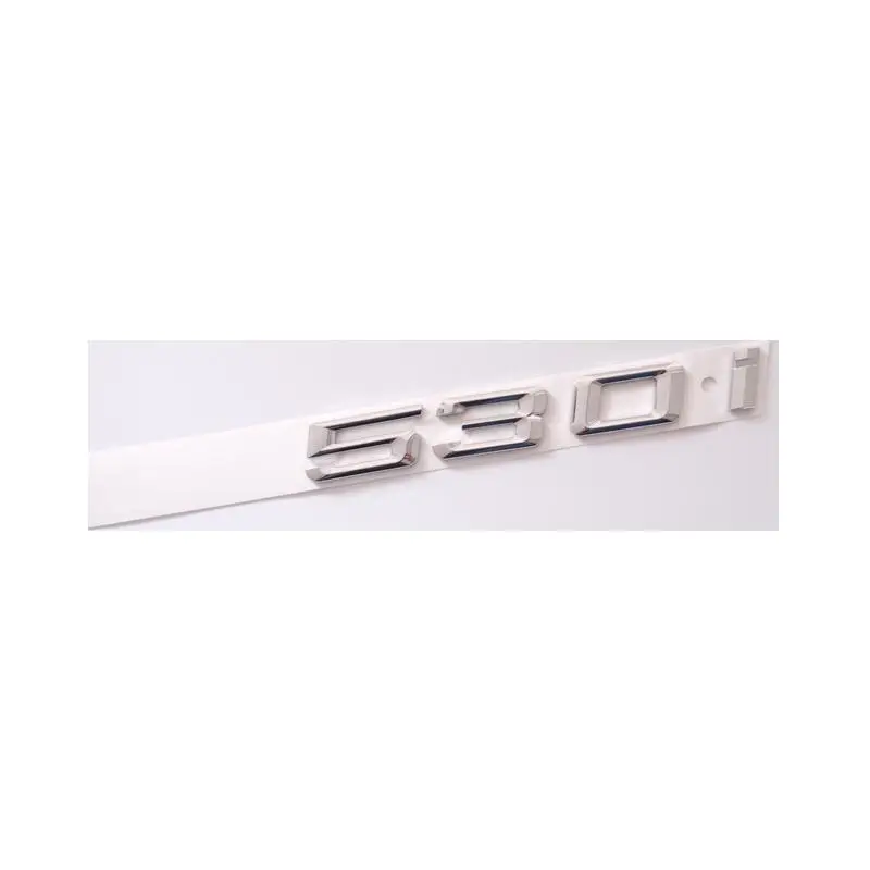 5 3D ABS пластиковая наклейка для 520i 523i 525i 528i 530i 535i 550i эмблемы - Название цвета: 5
