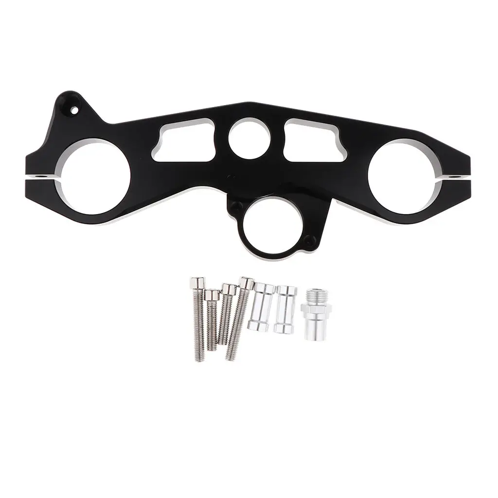 CNC Motorcycle Lowering Triple Tree Front End Upper Top Clamp Fit for