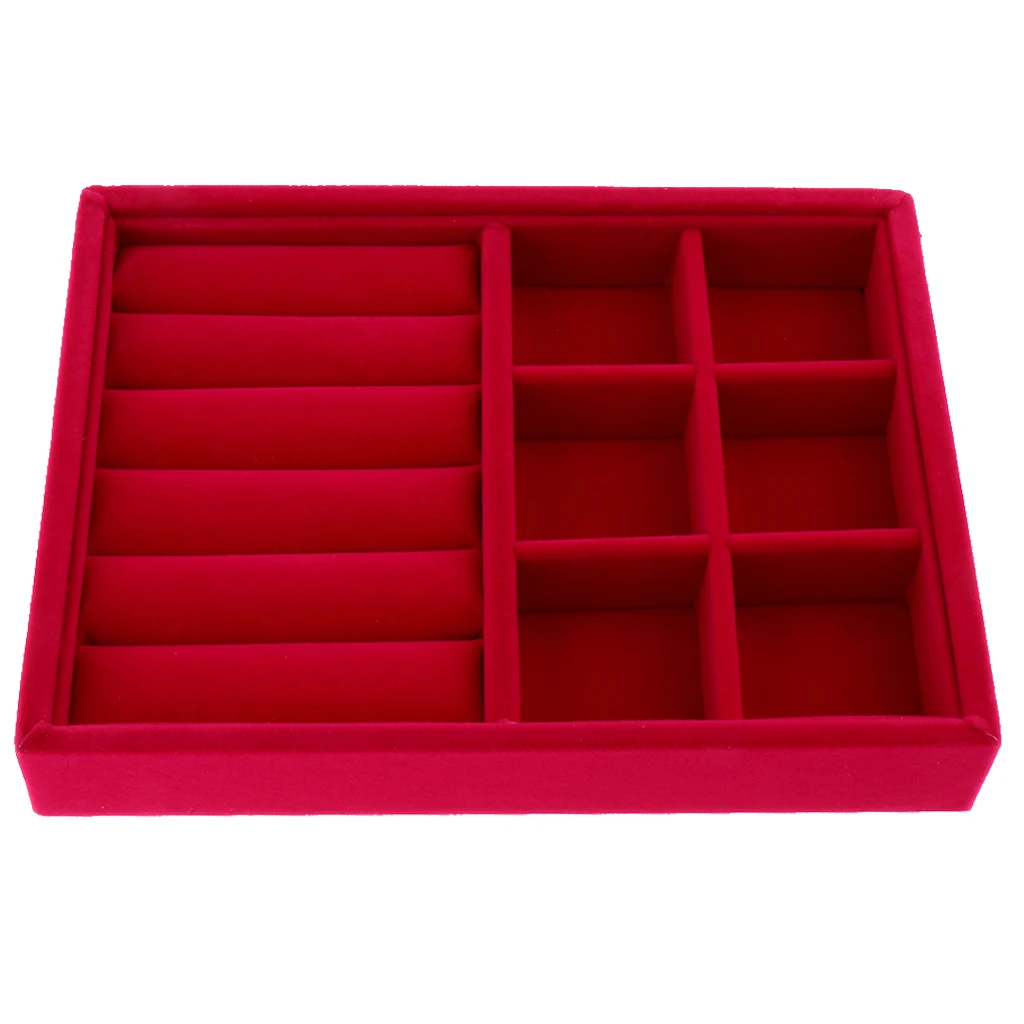 Drawer Organizer Stackable Jewelry Display Tray Necklace Earrings Ring Storage Packaging Jewelry Tray