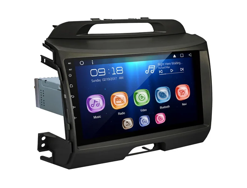 Cheap Allways 10.1" IPS Screen Android 9.0 Octa-core Ram 2GB Rom 32GB Car Multimedia for Kia Sportage 2012 with 2.5D Full Touch Screen 3