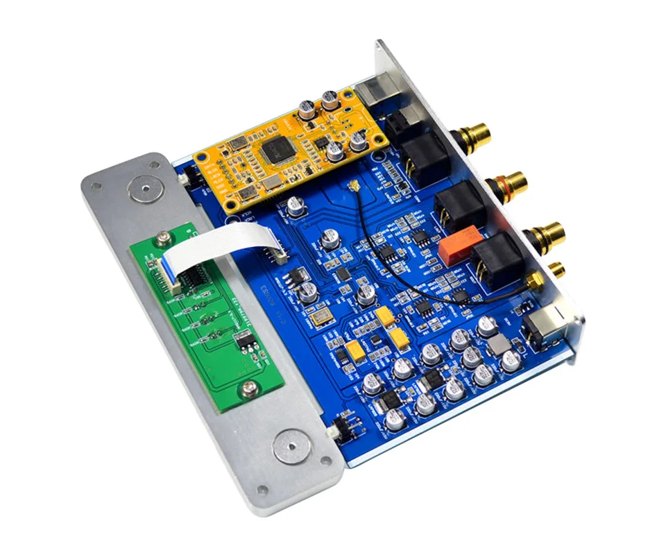 AIYIMA ES9038Q2M волоконный коаксиальный USB Bluetooth 5,0 DAC декодер QCC3008 Bluetooth 5,0 приемник XMOS208 Поддержка APTX DIY усилители