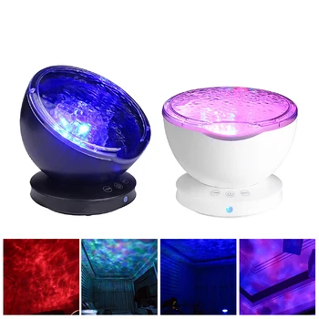 

Sleeping Ocean Projector LED Starry Sky Projector USB Colorful Ocean Waves Music Projection Night Light