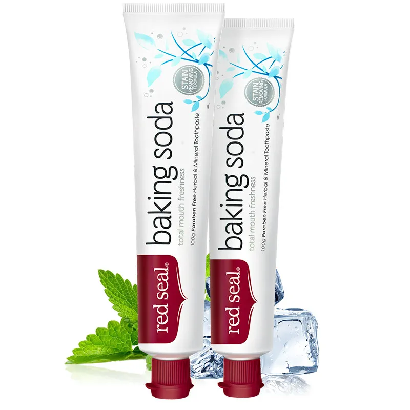 New Zealand Resseal Baking Soda Toothpaste 2pcs Cleaner Whiter Teeth