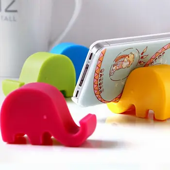 

2020 Creative Baby Elephant Lazy Stand Desktop Universal Cute Support IPad Tablet Phone Stand Random Color new