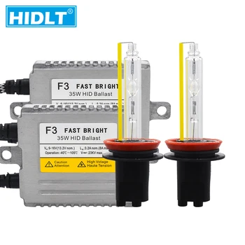 

HIDLT 35W DLT Xenon Ballast Kit AC 12V F3 Fast Start Reactor 5500K Auto HID Headlight Bulb Lamp H1 H11 H3 H7 9005 9006 9012 D2H