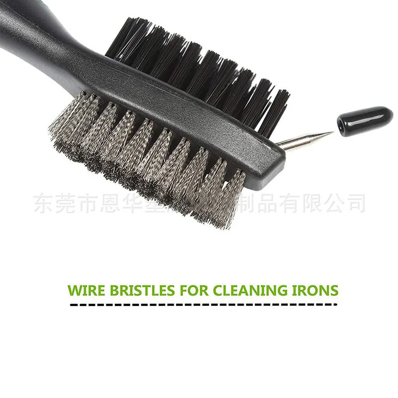 Golf Club Brush Groove Cleaner Kit Cleaning Tool Golfs Groove Cleaning Brush 2 Sided Golfs Putter Cleaner Golf Accessories