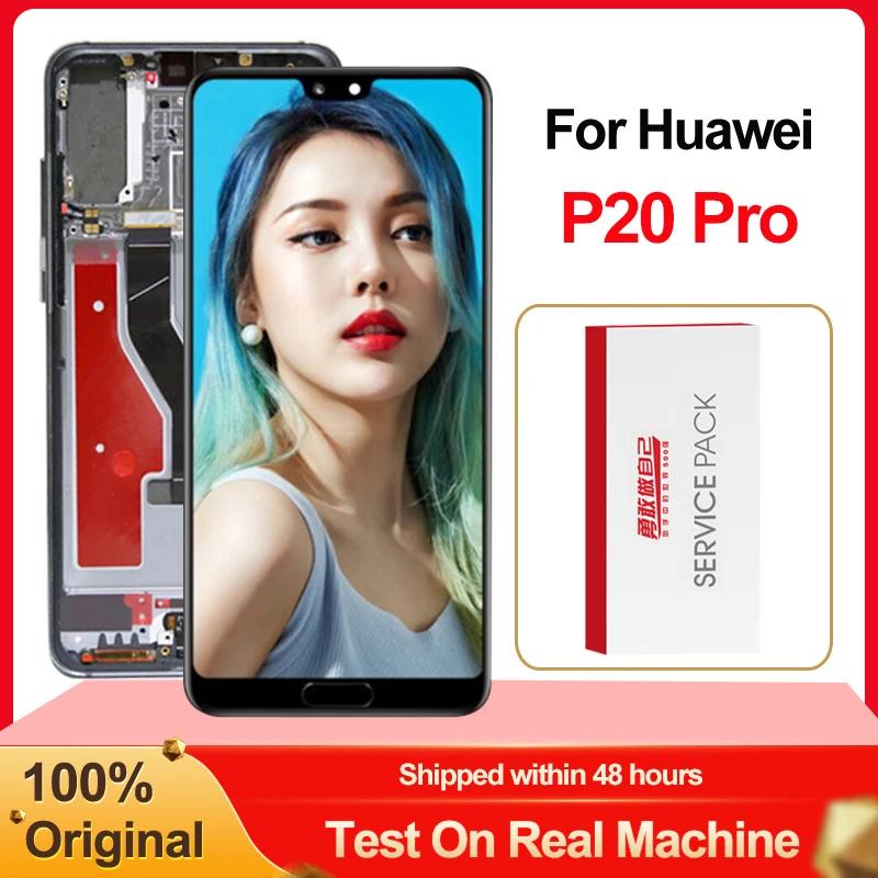 100% Оригинальный 6 1 ''OLED дисплей для Huawei P20 Pro ЖК-сенсорный экран дигитайзер в