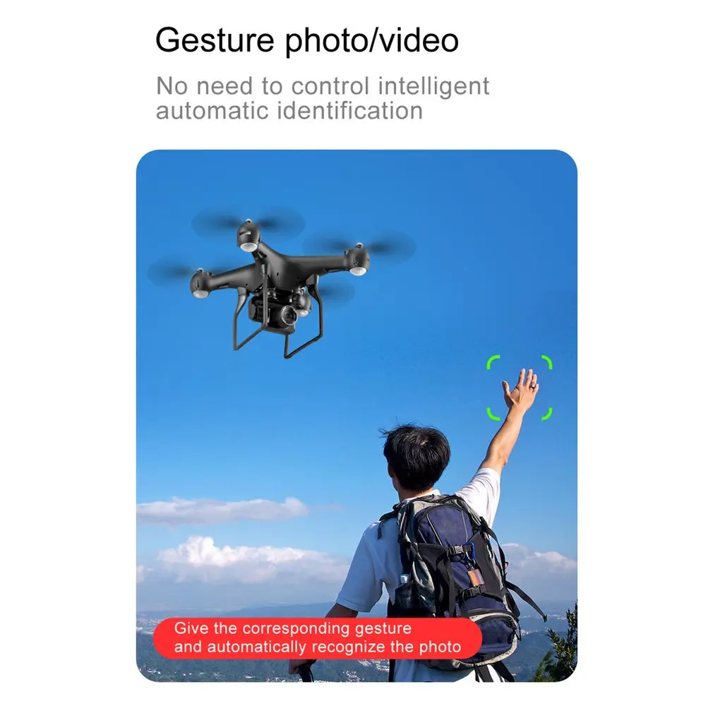 Дрон 4K S32T вращающаяся камера Квадрокоптер HD аэрофотосъемка давление воздуха парение ключ посадка полета 20 минут RC вертолет