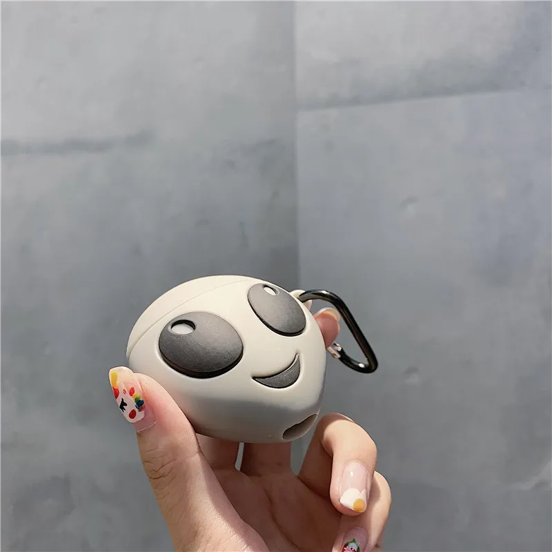 Для AirPod 2 Чехол 3D светящийся инопланетянин мультфильм мягкий силиконовый беспроводной кожухи головных телефонов для Apple Airpods чехол милый чехол Funda