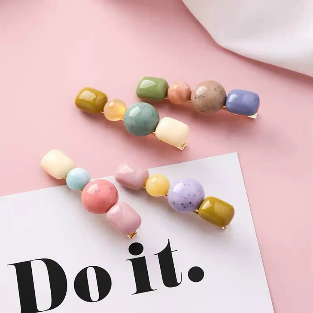 Новые корейские модные ацетатные геометрические Заколки для женщин и девушек