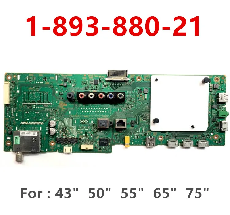 Для Sony драйвер платы 1 893 880 21 для KDL 75W850C 65W850C 43W800C 50W800C KDL55W800C|ЖК-экраны и панели