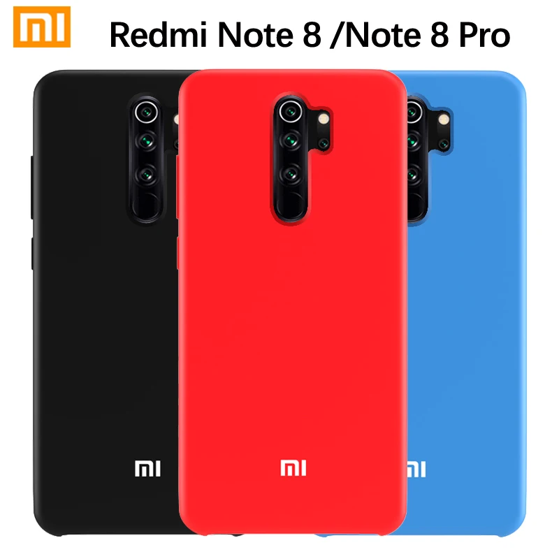 

for Redmi Note 8 Pro Case Original Liquid Silicone Protect Shockproof Soft Back Cover for Xiaomi Redmi Note 8 7 Pro 7A 8A Case