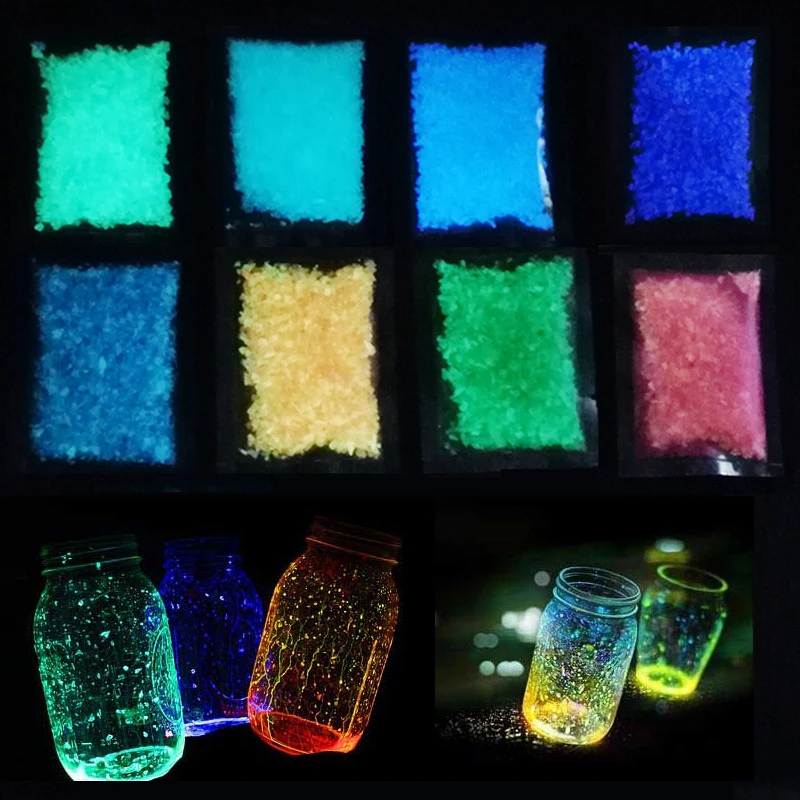 Luminous Sand Stones Garden Park Road Pebbles Glow In Dark Ornaments For Party Aquariums Fish Tank Decoration Stone Ornaments