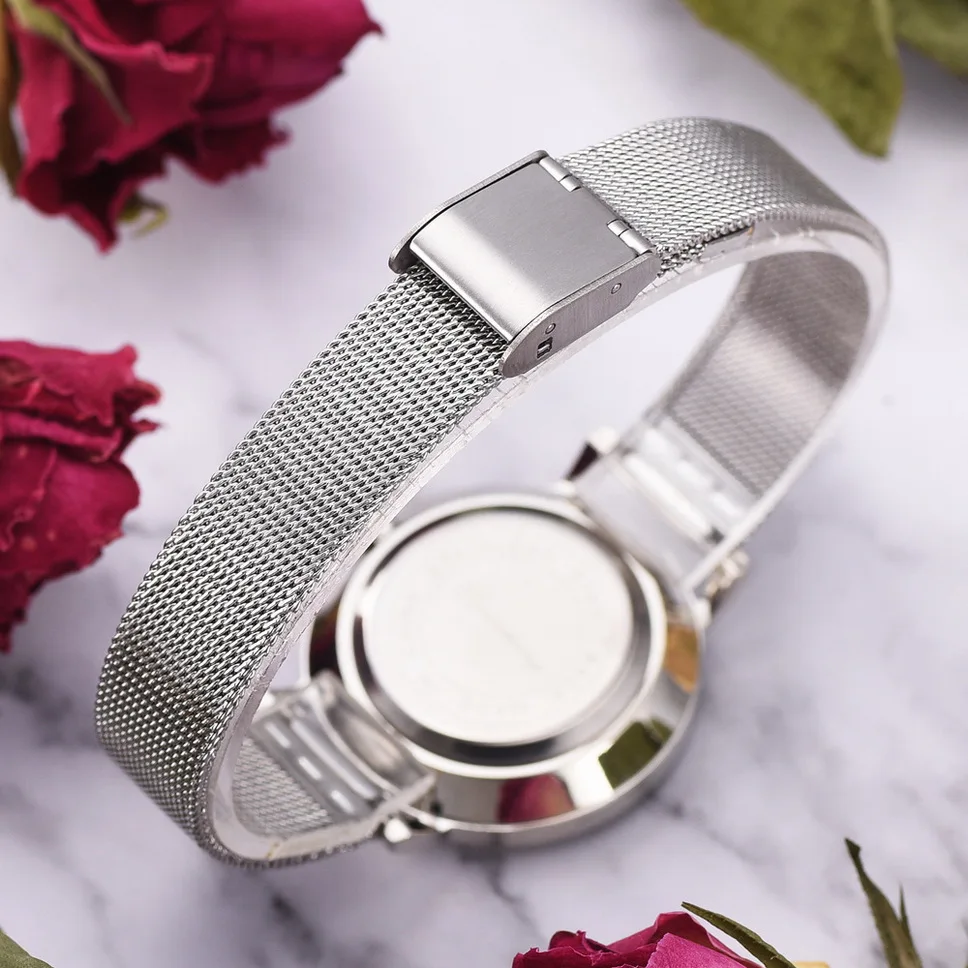 Роскошные Повседневные женские Романтические наручные часы с цветами, модные кожаные часы со стразами, дизайнерские простые женские часы