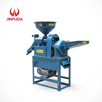 

Small Rice Husker Machine and Grain Grinder Small Rice Dehusking Machine Mini Combined Rice Flour Mill HUller Machine for Home U