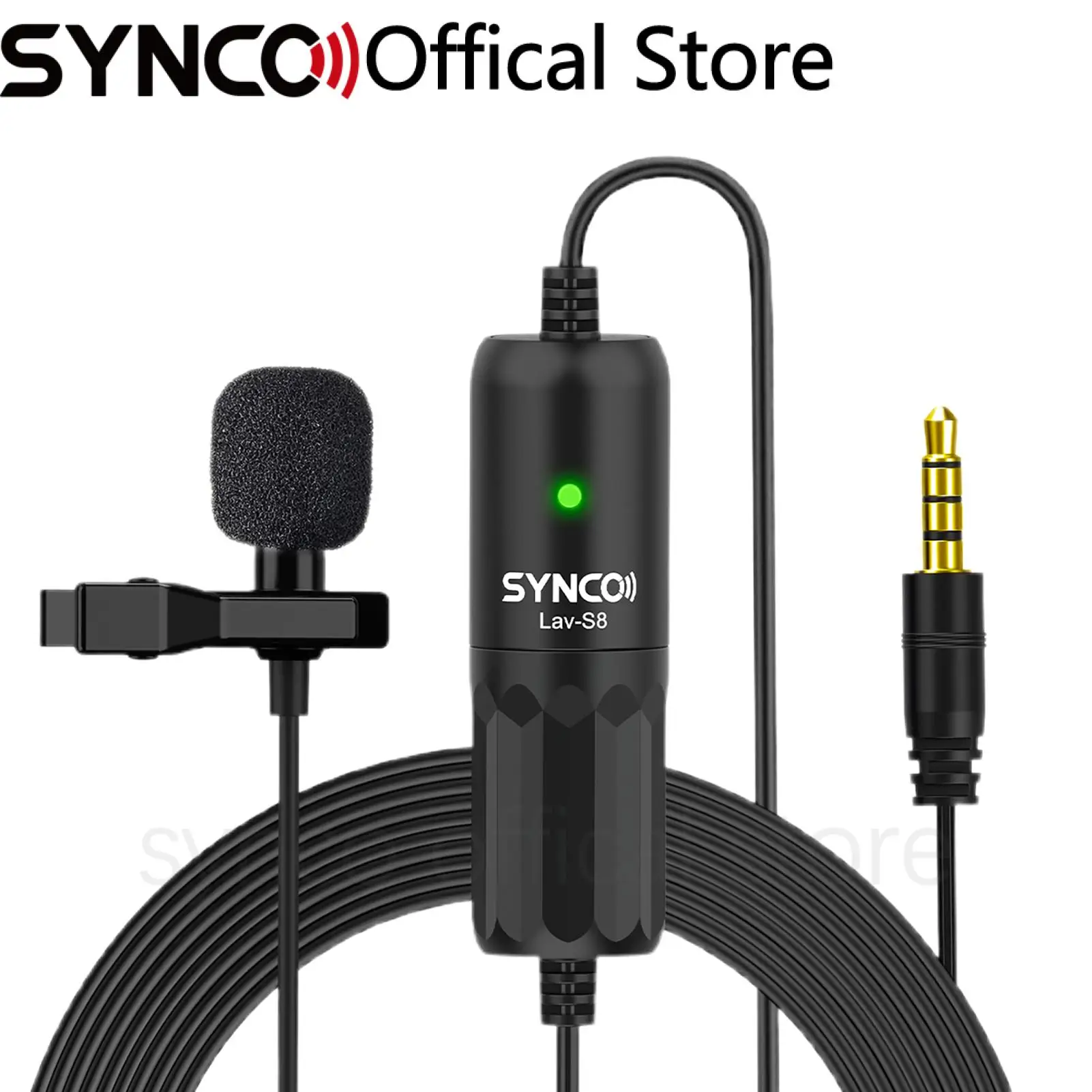 SYNCO Lav-S8 Professional Lavalier Microphone Home Studio for Pc Mic Video Shooting Camera Mikrofon Microphones Phone | Электроника