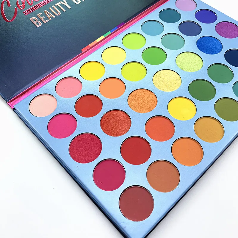Красивые глазурованные 9 цветов блестящие тени для макияжа Pallete матовые Мерцающие яркие радужные тени для век Пудра пигмент косметика TSLM1