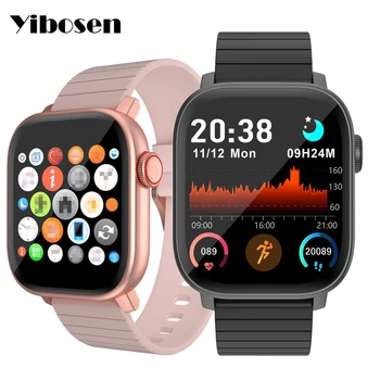 

Yibosen 2020 Smart Watch 1.4"Bluetooth 5.0 Heart Rate Blood Pressure Monitor Hive Menu Rotary Button Smartwatch For iOS Android