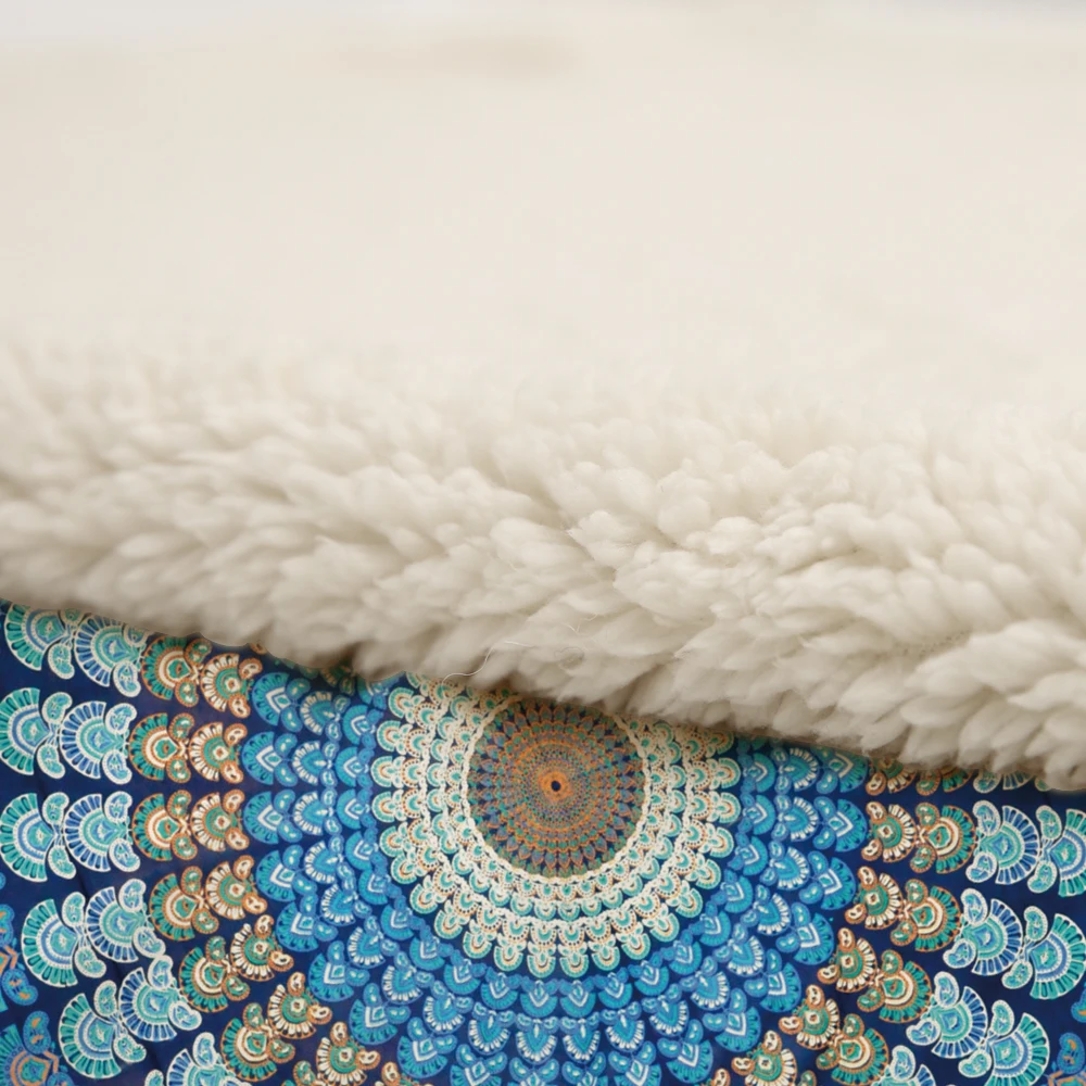 3D одеяло с цветочным принтом серии Datura s, Флисовое одеяло серии Datura flowers, утепленное Двухслойное пушистое одеяло для спальни