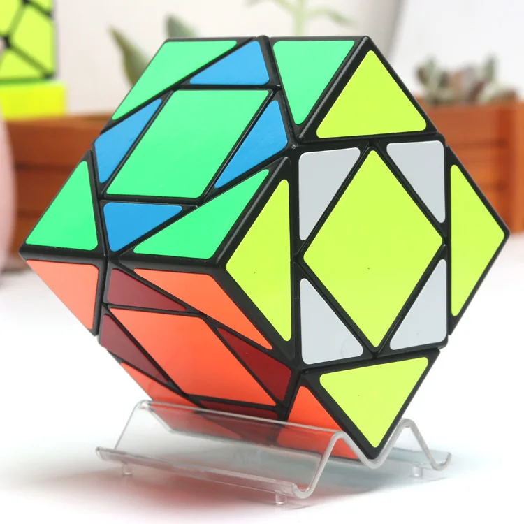 Demon Rubik's Cube Pandora Rubik's Cube 3-Order Magic Cube Rubik's Cube Three Layer Profession Plastic Smooth Unisex