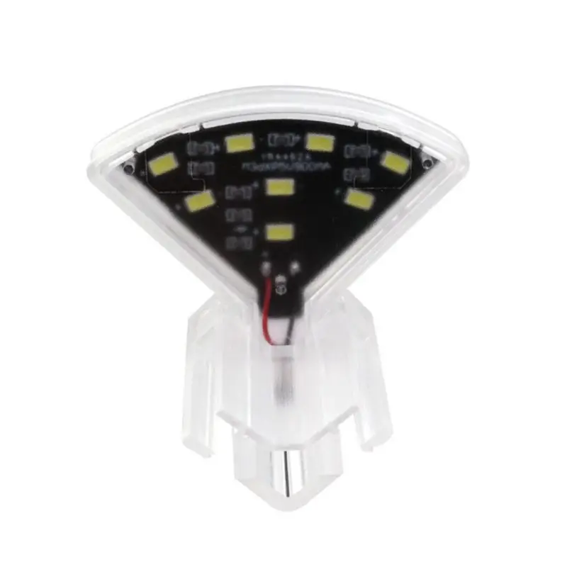 EU 100-240V LED Clip-on Fish Tank Aquarium Lighting Bulb White Light