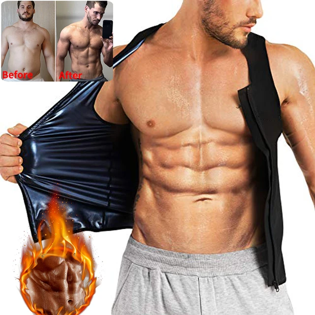 Men Body Shaper Sauna Vest Waist Trainer Sweat Shirt Corset Top Abdomen  Shapewear Corset Belly Fat Burn Fitness Slimming Belt - AliExpress