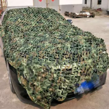 

4x6m Hunting Camping Army Military Camouflage Net Car Covering Sun Shelter Camo Netting Outdoor Camouflage Hiding NetNew