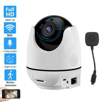

HD 1080P Wireless IP Camera Intelligent Auto Tracking Security Surveillance CCTV Network Wifi Camera Two Way Audio Talk SD card