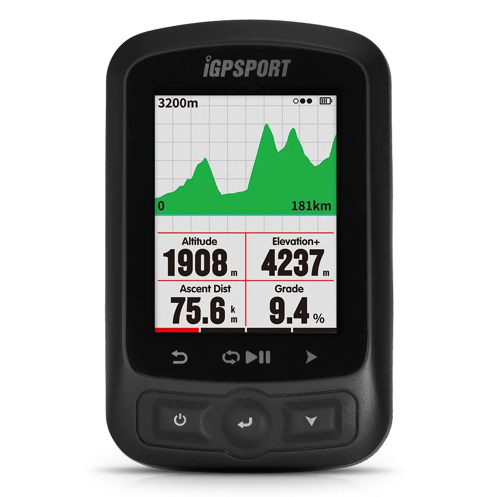 

iGPSPORT Bike Computer Cycling GPS Computer IGS618 ANT+ Function with Road Map Navigation Cycling Bicycle Odometer with Mount