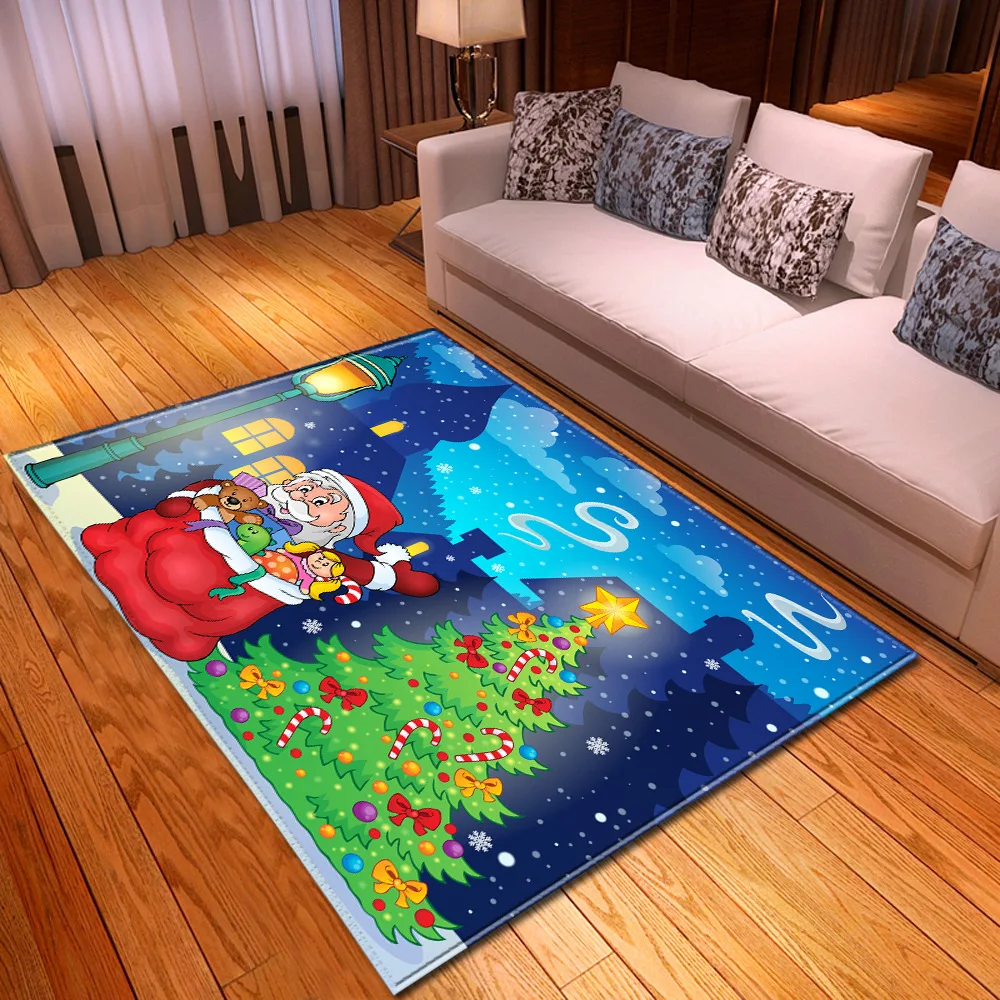 

Home decoration Christmas pattern carpet living room bedroom carpet children's room coffee table study mat
