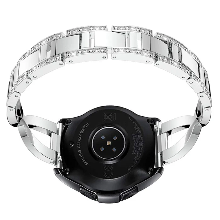 22 мм Кристалл Bling металлический ремешок часы ремешок для samsung gear S3 Frontier GY88