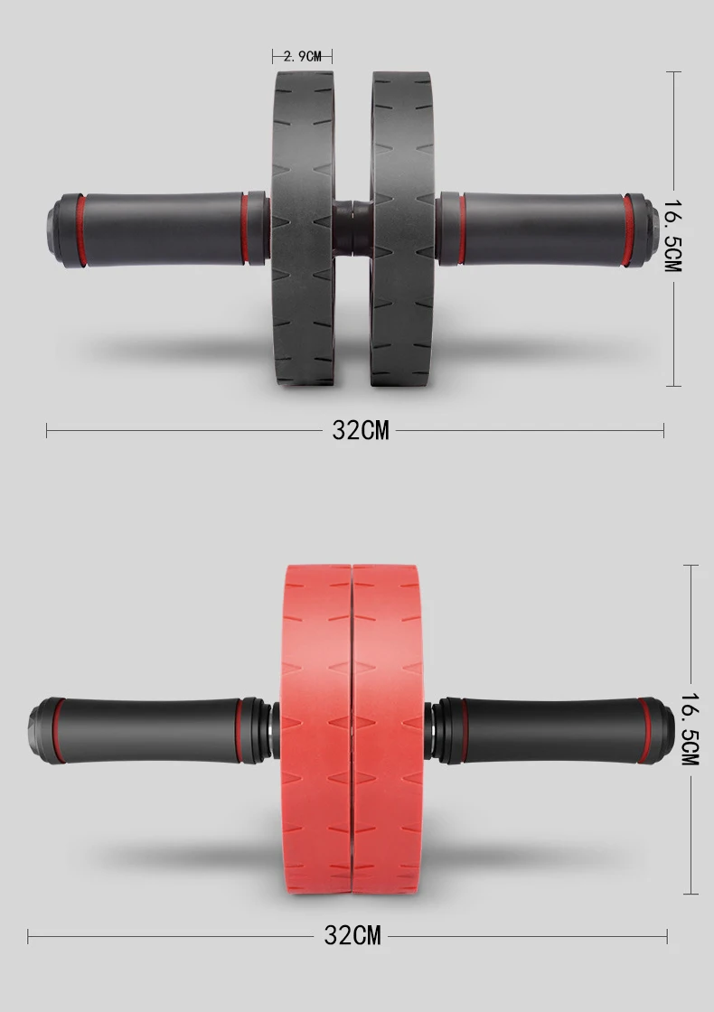 Fitness Large Equipment Abdominal Wheel Abs Trainer Ab Roller Belly Exercise Body Building Portable Workout Gym Crossfit Deporte