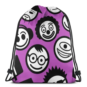 

Funny Human Heads Backpack Bag Outdoor Fitness Drawstring Beam Mouth Backpack Sports Bag Women Bags 2020