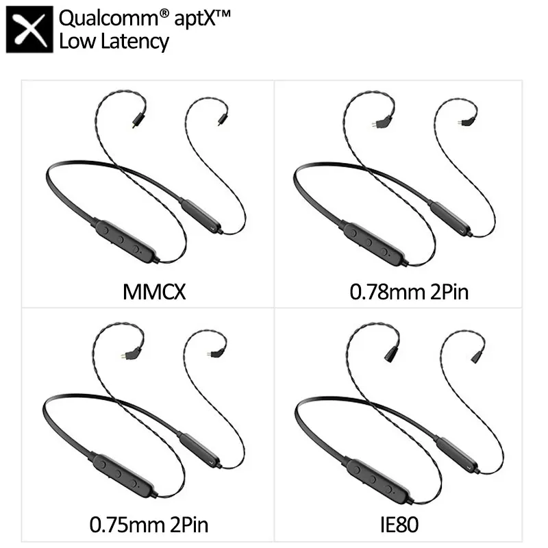 Обновленный Bluetooth-кабель aptX с низкой задержкой QCC3005 беспроводной адаптер