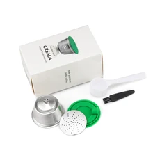 Нержавеющая сталь многоразового использования молочная Пена кофе фильтры для Nescafe dolcee Gusto многоразового пользования кофе капсула чашка заправка