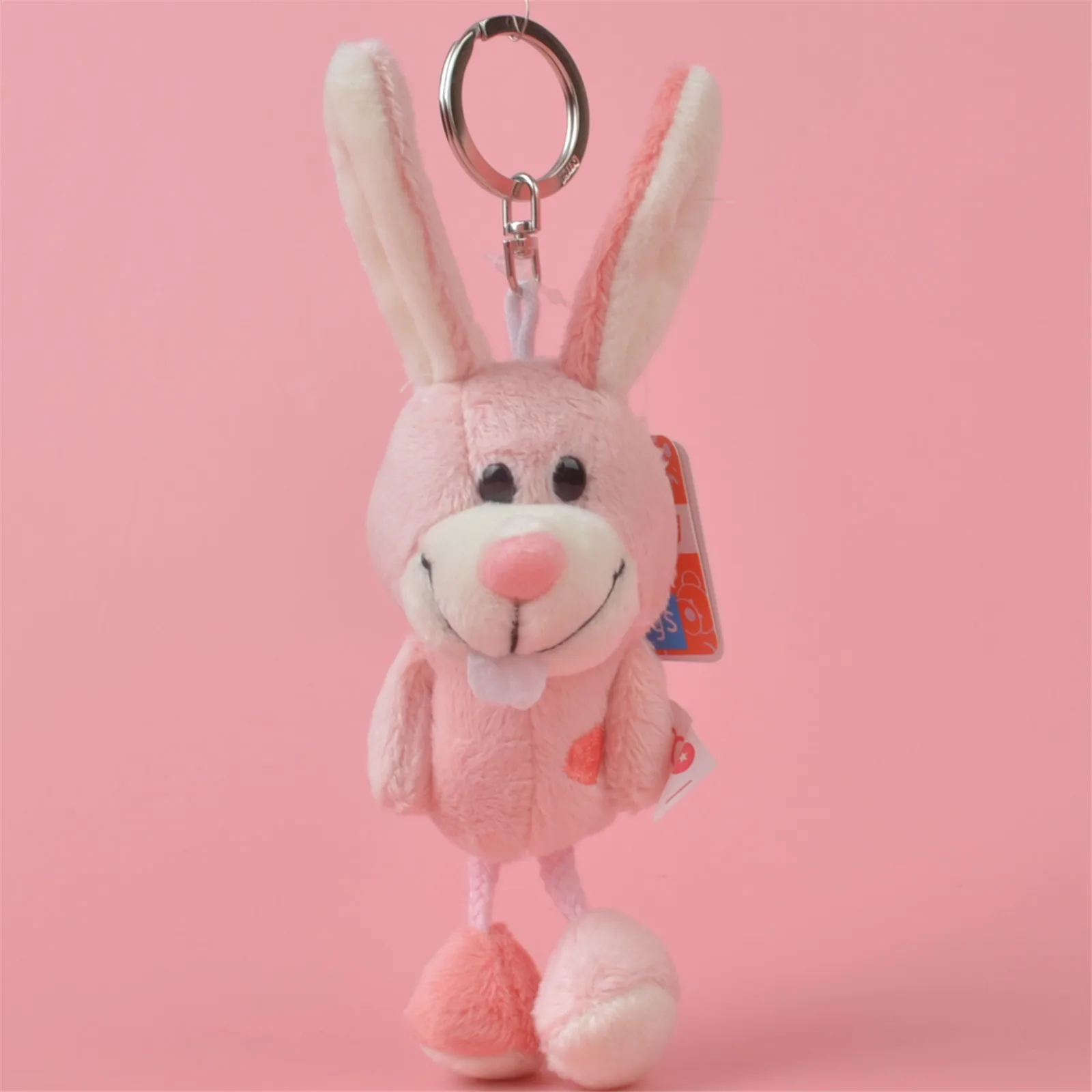 1 шт. мягкий маленький большой шарнир с большими ушами розовый покер кролик
