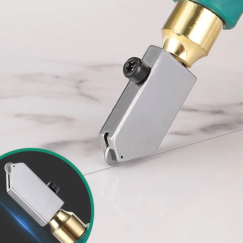 Ручной нож из титанового сплава для открывания стеклянной плитки набор колес