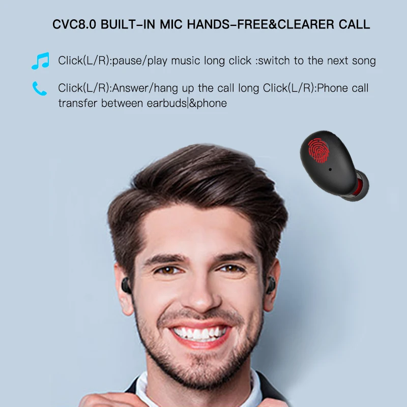 Высокая производительность B6 IPX7 водонепроницаемый TWS наушники беспроводные наушники Bluetooth 5,0 Поддержка Aptx/AAC 45h время ожидания для IOS/Android