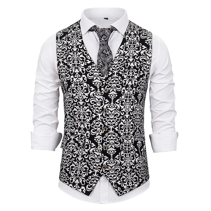PUIMENTIUA 2019 Male Slim Fit Single Breated Wedding Sleeveless Gold Steampunk Vests For Men Single Buttons Waistcoat PUIMENTIUA 2019 Male Slim Fit Single Breated Wedding Sleeveless Gold Steampunk Vests For Men Single Buttons Waistcoat