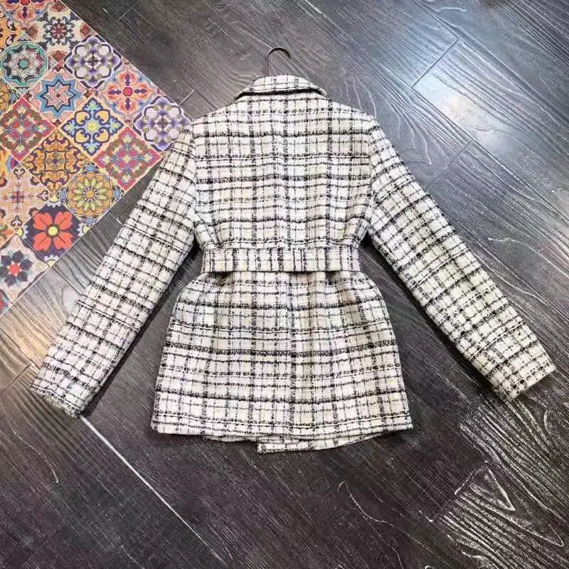 AH09306 Модные женские пальто и куртки Подиумные роскошные известные бренды европейский дизайн вечерние женская одежда