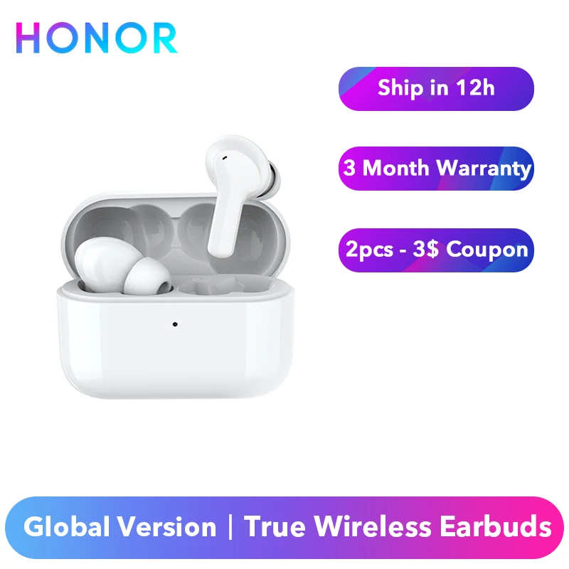  Оригинал, Honor Choice, настоящие беспроводные наушники X1, стерео Bluetooth 5,0, водонепроницаемые, с двойным микрофоном, шумоподавление, 24 часа 