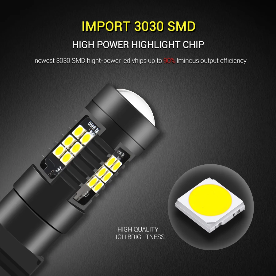2 шт. светодиодный Сигнальные лампы 3030 SMD 1156 BA15S автомобильные аксессуары Габаритные огни BAY15D 1157 3156 T25 3157 7440 7443 авто лампы