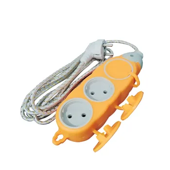 

EU Plug Power Strip European Standard Outdoor with Waterproof Dustproof Cover Socket Extension Socket 2.5M Power Cord