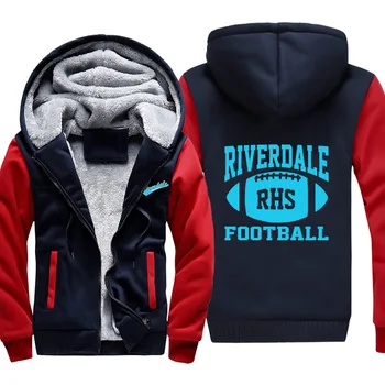 

2020 Custom Any Logo Men Team Hoodies Riverdale South Side Serpents Sweatshirts Jacket Thick Fleece Men Outwear Cotton Hoodies