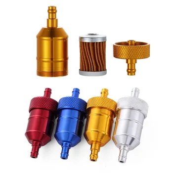 

1/4'' 6mm NEW Universal Motorcycle Pit Dirt Bike ATV Quad Scooter Inline Gas Fuel Filter Cleaner Petrol Pipe Gasoline Clear